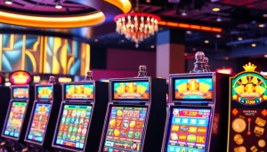 Permainan slot depo 1k yang menarik dalam suasana kasino yang energik.