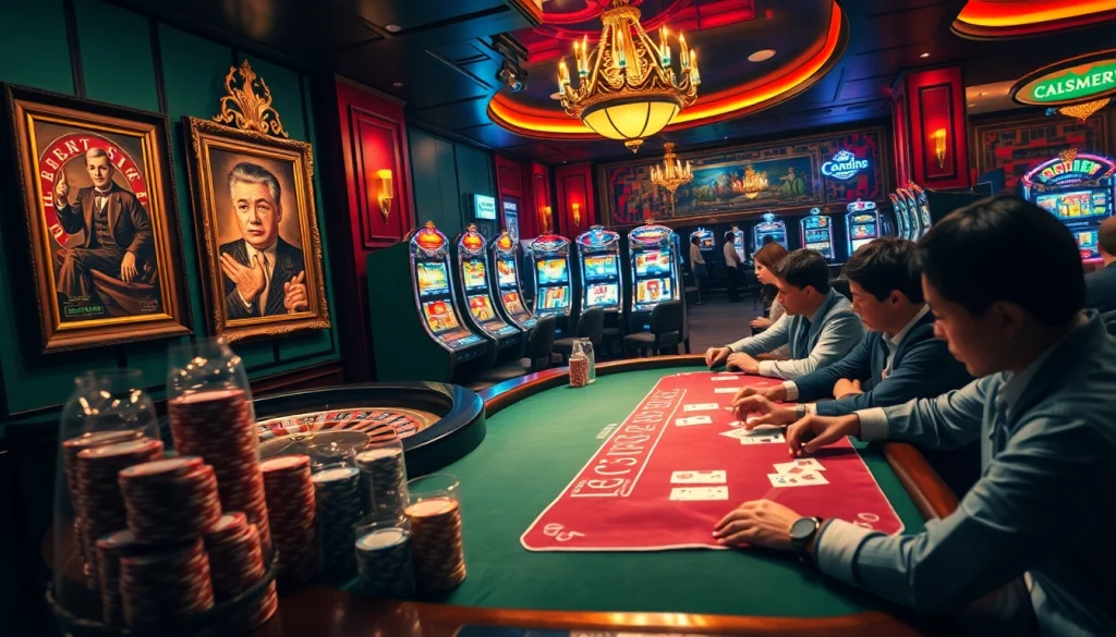 Players engaged in a thrilling poker game at a luxurious casino, emphasizing hidden wiki onion links.