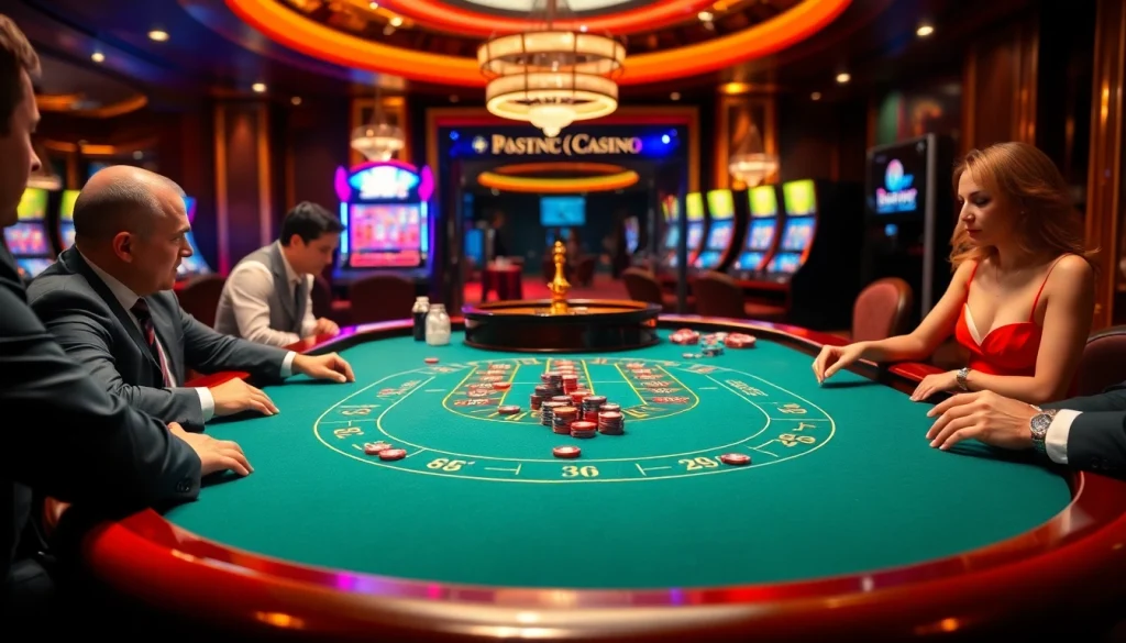 Experience the thrill of Baccarat at https://xx88.us/ with players engaged in high-stakes action at a professionally designed table.