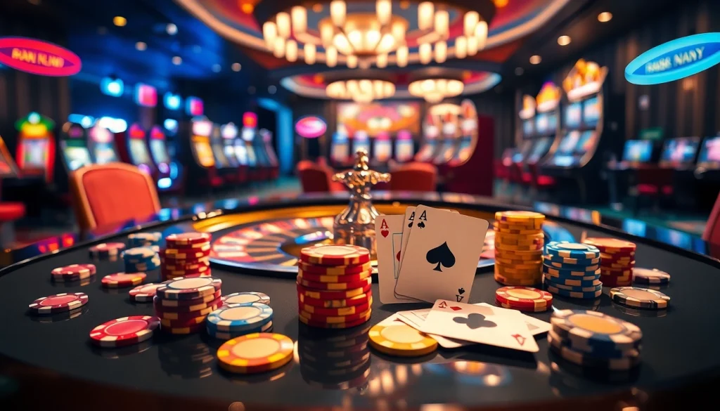 Dynamic roulette action at https://rr88.navy/, showcasing vibrant casino chips and an engaging atmosphere.