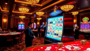 Mainkan mesin slot Mahjong Ways 2 yang seru dalam suasana kasino yang hidup
