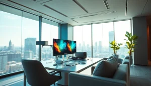 1cplatform modern workspace setup encouraging productivity and creativity
