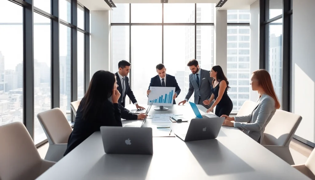 Find competitor customer list using business analysis tools in a modern office.