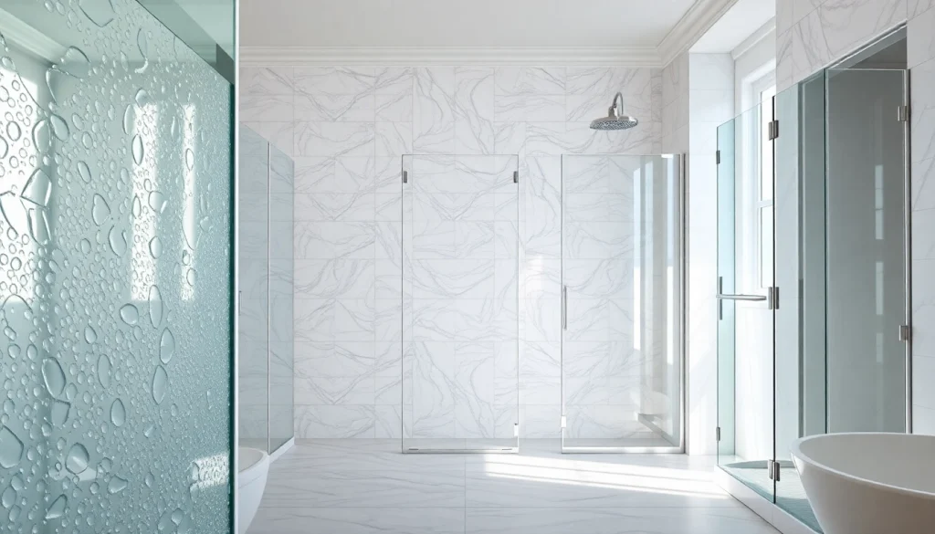 Showcase modern shower doors uk in a stylish bathroom setting with elegant details.
