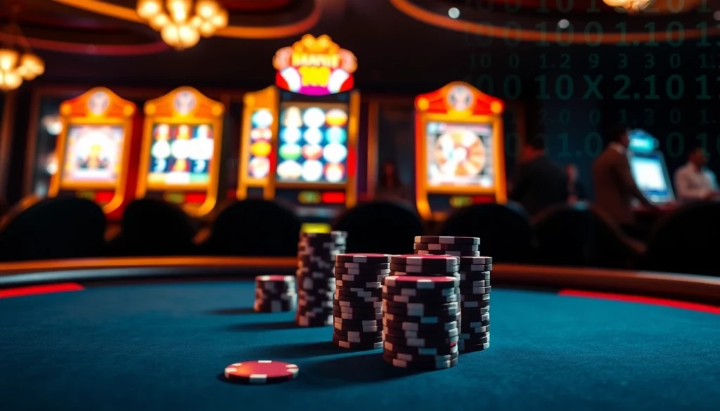Exciting casino action featuring the hidden wiki dark web elements in a luxurious atmosphere.