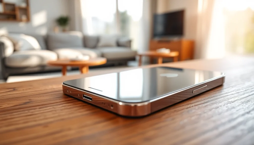 Resaltando las características del iPhone SE 2022 en un espacio minimalista.