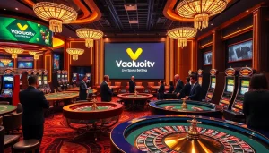 Experience the thrill of gambling with Vaoluoi tv in a luxurious casino ambiance.