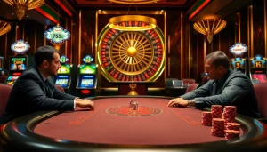 Experience RR88 thrilling poker action at a luxurious casino table!