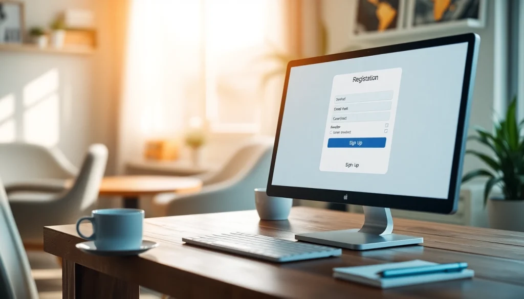 Bergabung dengan daftar ramtoto melalui form pendaftaran yang sederhana dan profesional.
