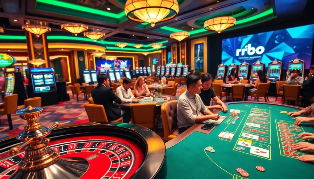 Experience the thrill of rr88 casino excitement with vibrant roulette and engaging players.