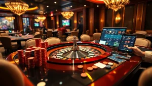 Experience the thrill of sbobet betting in a vibrant casino setting filled with excitement.