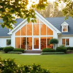 Transformative Cape Style Home In-Law Addition with charming architecture and inviting garden.