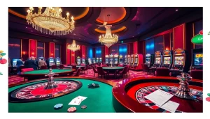 Vivez l'excitation du meilleur casino en ligne avec des tables de jeu vibrantes et des machines à sous passionnantes.