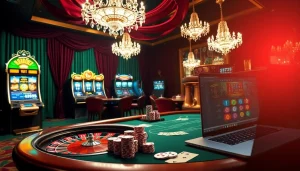 Vivez l'excitation au meilleur casino en ligne avec des machines à sous vibrantes et des tables de poker captivantes.
