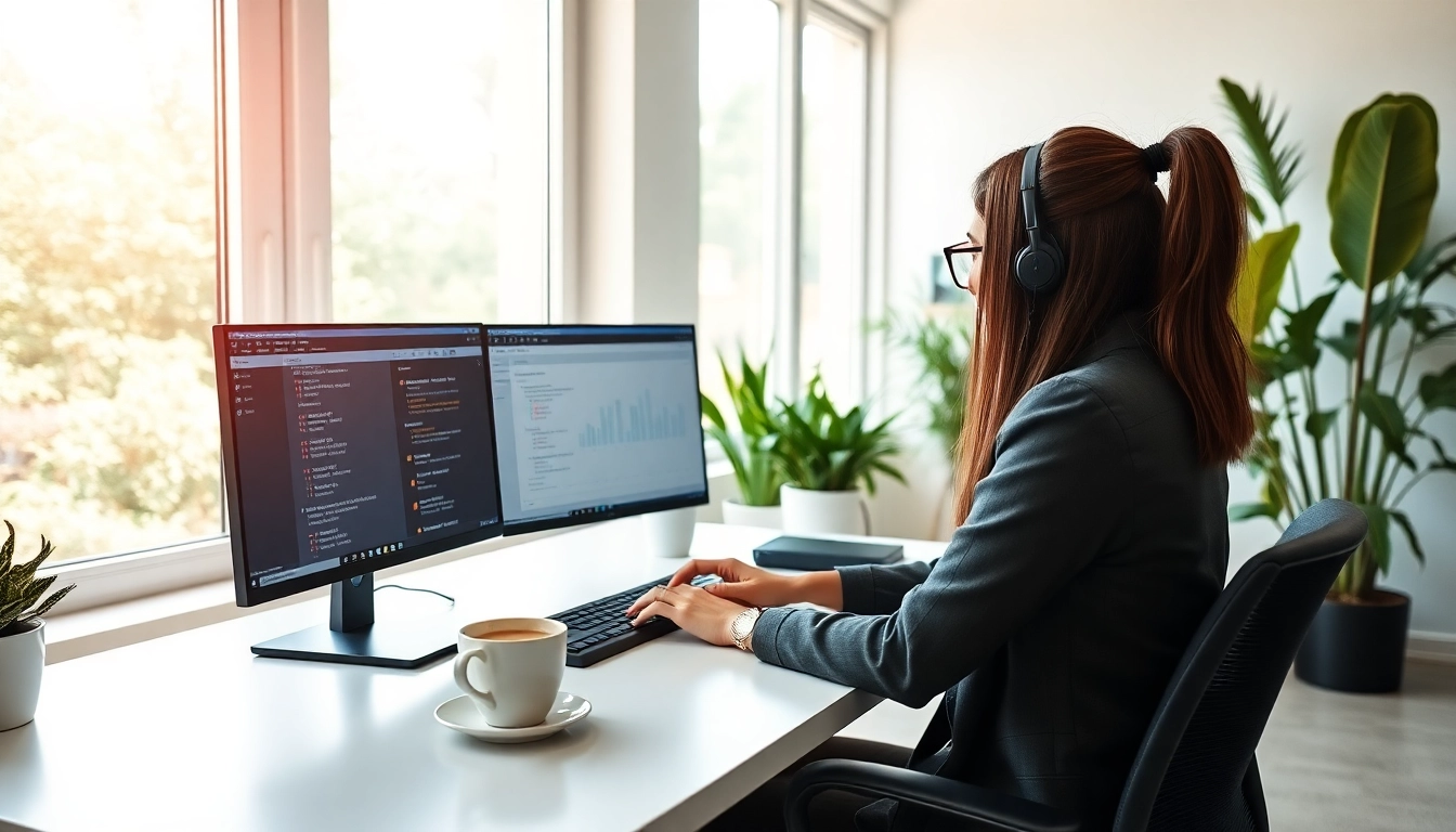 Find remote quality assurance jobs with a professional working in a well-lit home office.