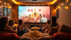 เพลิดเพลินไปกับการดูหนังออนไลน์ที่บ้านพร้อมเพื่อน ๆ ในบรรยากาศอบอุ่น