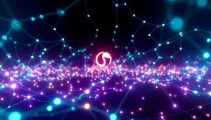 The hidden wiki 1 visualizing dark web connections with .onion links and cryptographic symbols.