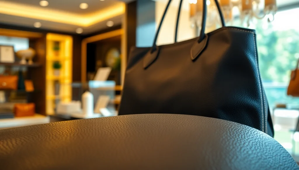 레플리카 핸드백의 섬세한 질감이 돋보이는 모습